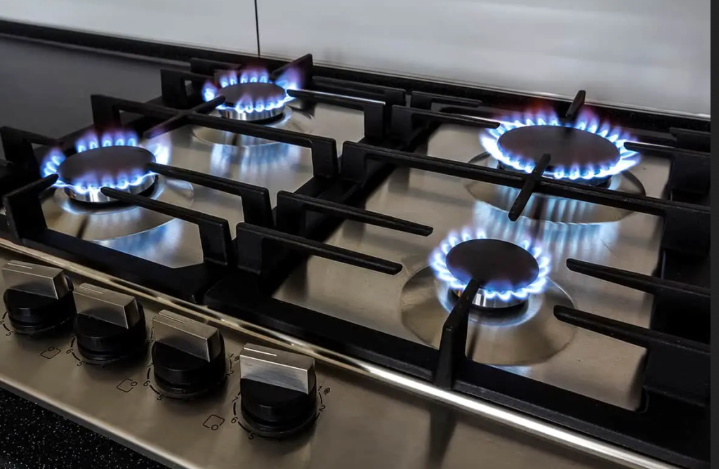 medium high low level heat stove