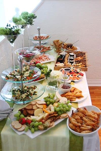 simple wedding catering from local restaurant