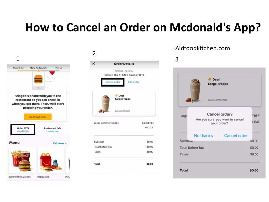 How To Cancel Order In Mcdonalds App Philippines