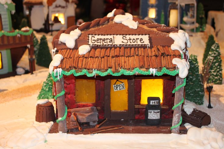 Gingerbread House in grocery store