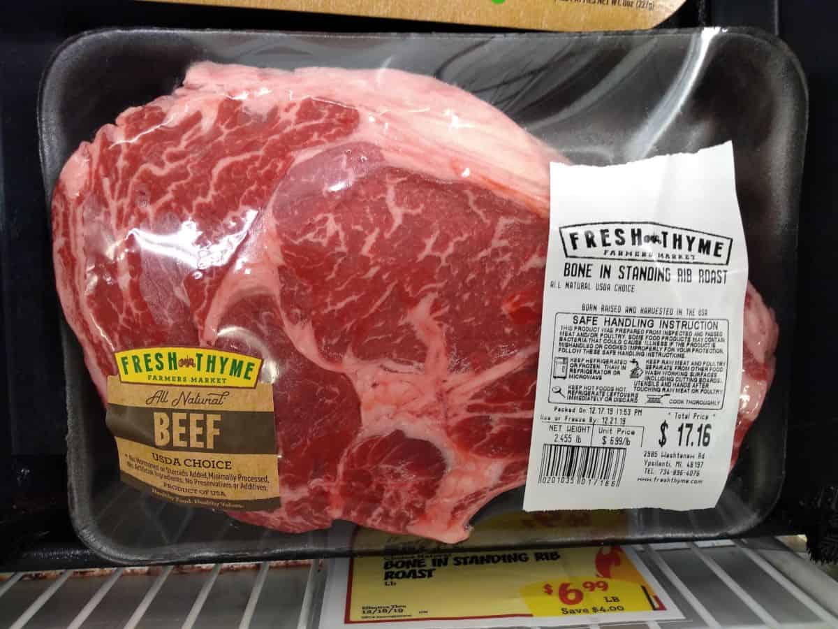 Steaks in grocery stores