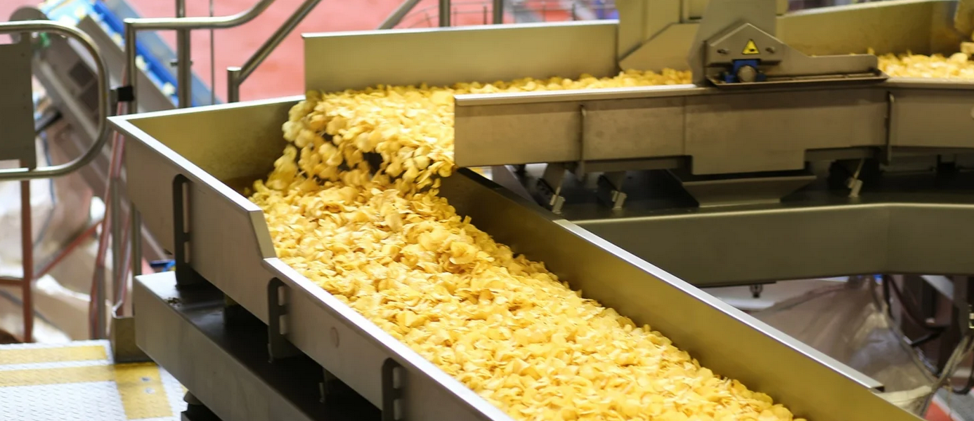 chips production in factory